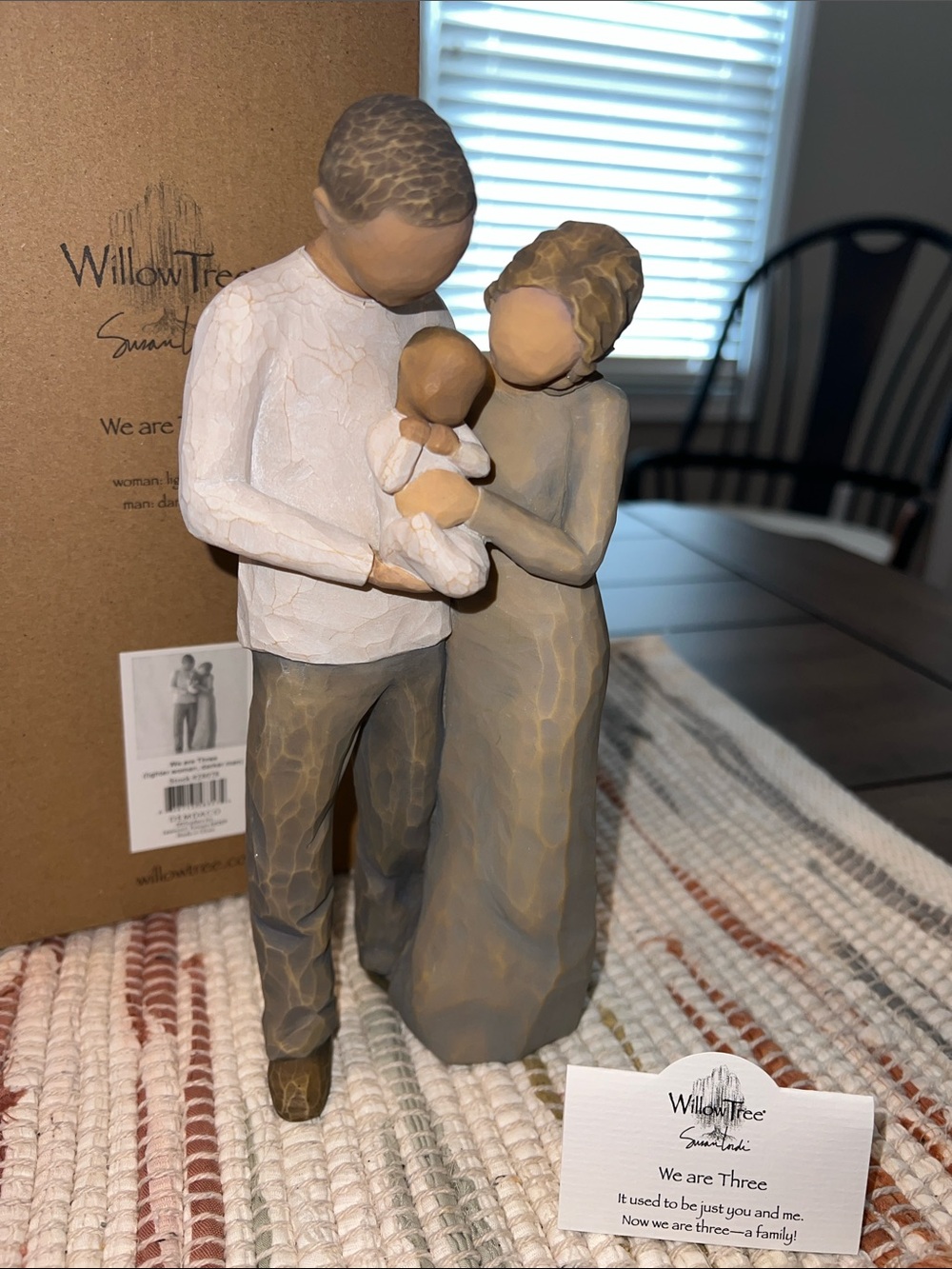 Willow Tree Family Figurine in Beige and Tan